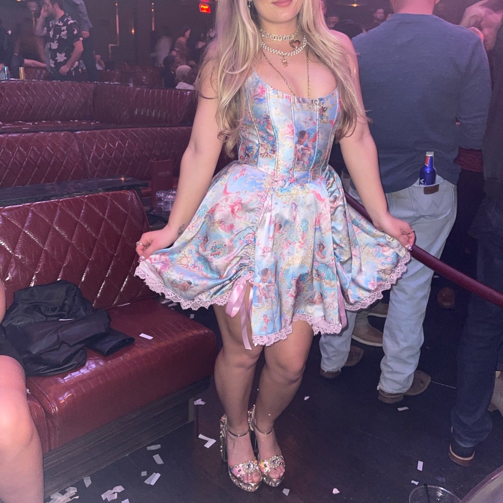 Dolls Kill Sugar Thrillz Pastel Fantasy Dress - Picture 12 of 12